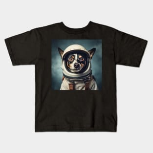 Astro Dog - Rat Terrier Kids T-Shirt